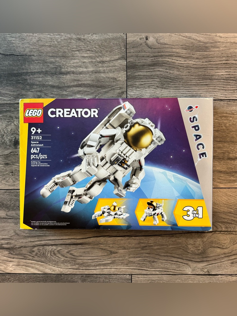 LEGO Creator 3-in-1 Space Astronaut 31152 NEW Sealed 647 Pieces